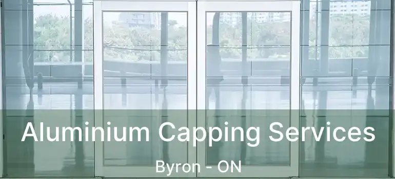  Aluminium Capping Services Byron - ON