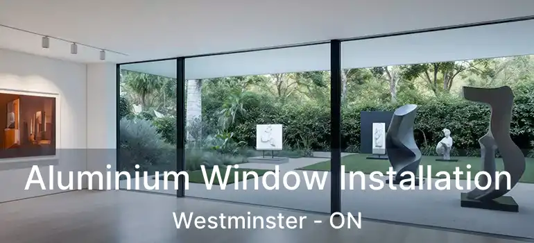  Aluminium Window Installation Westminster - ON