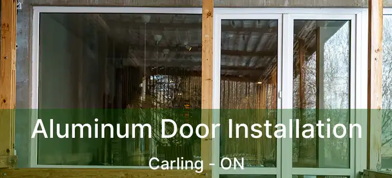  Aluminum Door Installation Carling - ON