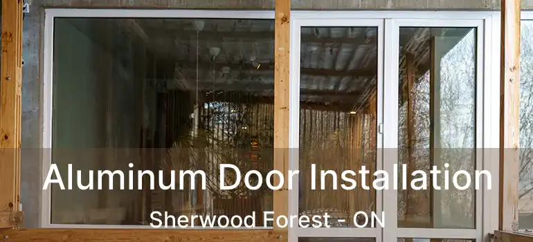  Aluminum Door Installation Sherwood Forest - ON