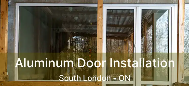  Aluminum Door Installation South London - ON