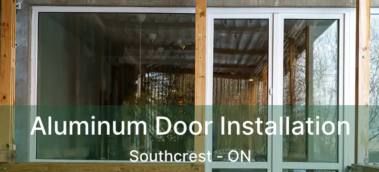  Aluminum Door Installation Southcrest - ON
