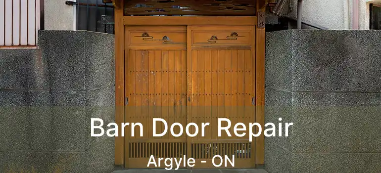  Barn Door Repair Argyle - ON