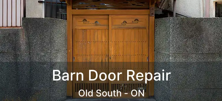  Barn Door Repair Old South - ON