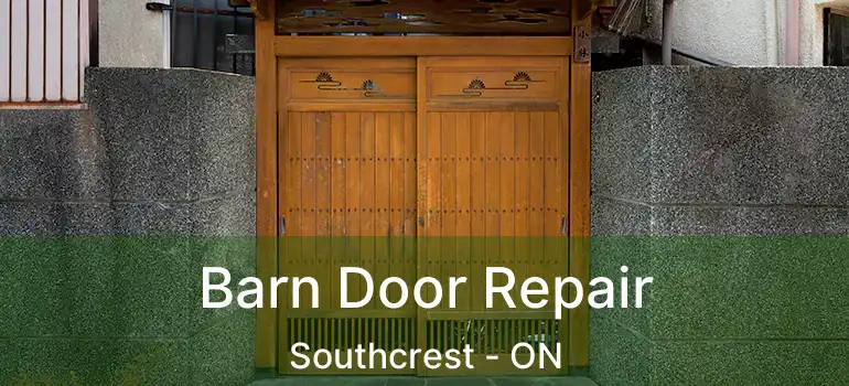  Barn Door Repair Southcrest - ON