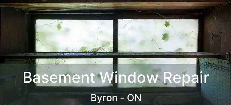  Basement Window Repair Byron - ON