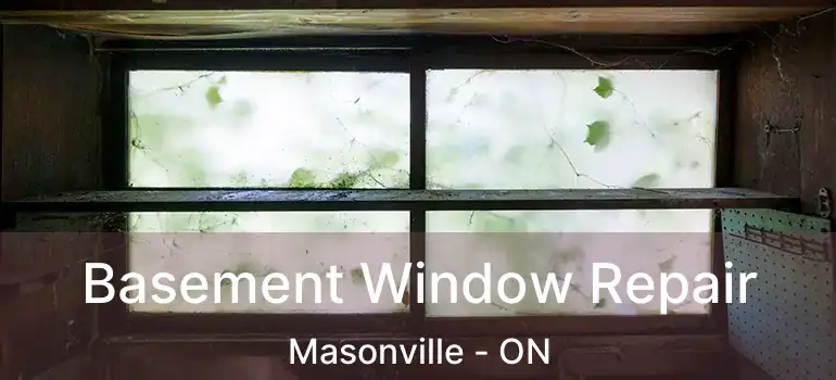  Basement Window Repair Masonville - ON