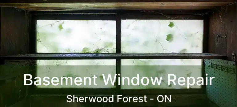  Basement Window Repair Sherwood Forest - ON