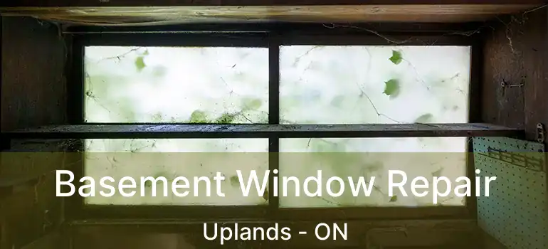  Basement Window Repair Uplands - ON