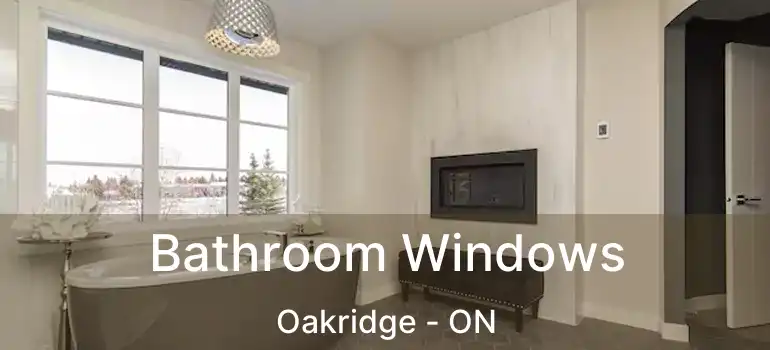  Bathroom Windows Oakridge - ON