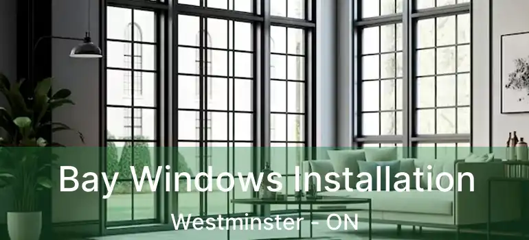  Bay Windows Installation Westminster - ON