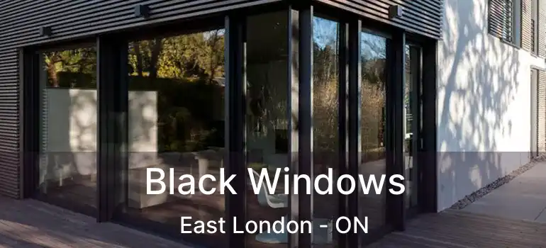  Black Windows East London - ON
