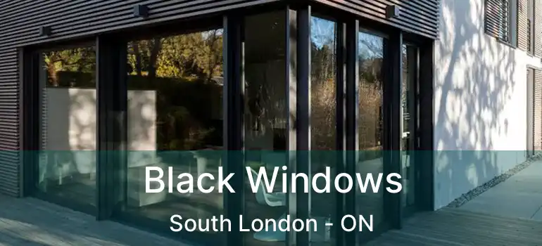  Black Windows South London - ON