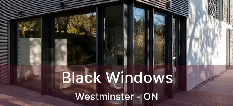  Black Windows Westminster - ON