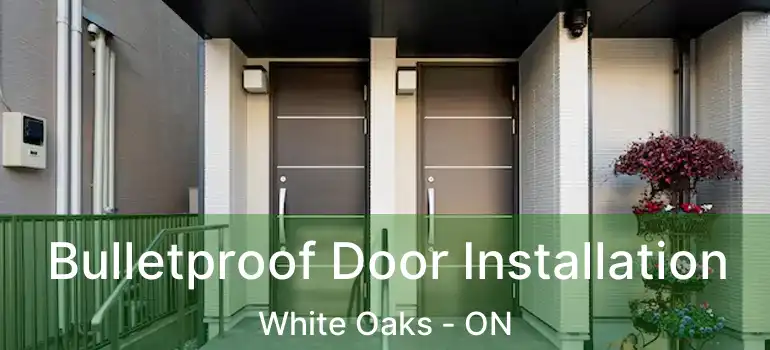  Bulletproof Door Installation White Oaks - ON