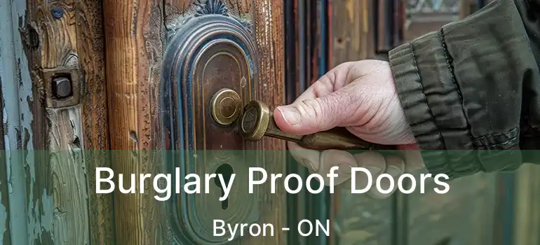  Burglary Proof Doors Byron - ON