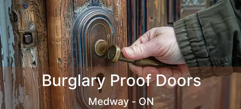  Burglary Proof Doors Medway - ON