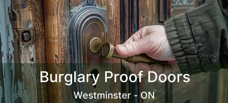  Burglary Proof Doors Westminster - ON