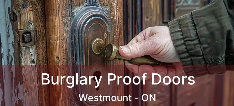  Burglary Proof Doors Westmount - ON