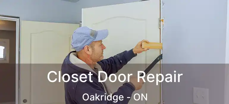  Closet Door Repair Oakridge - ON