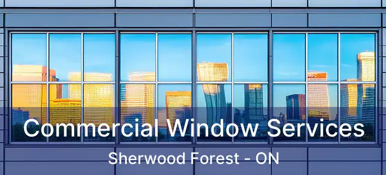  Commercial Window Services Sherwood Forest - ON
