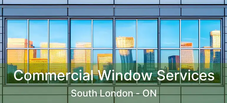  Commercial Window Services South London - ON