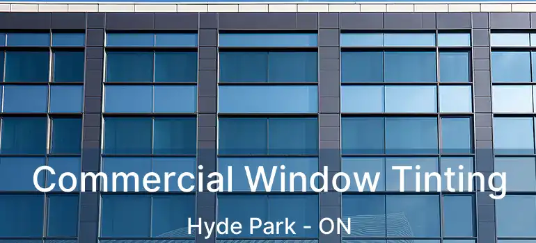  Commercial Window Tinting Hyde Park - ON