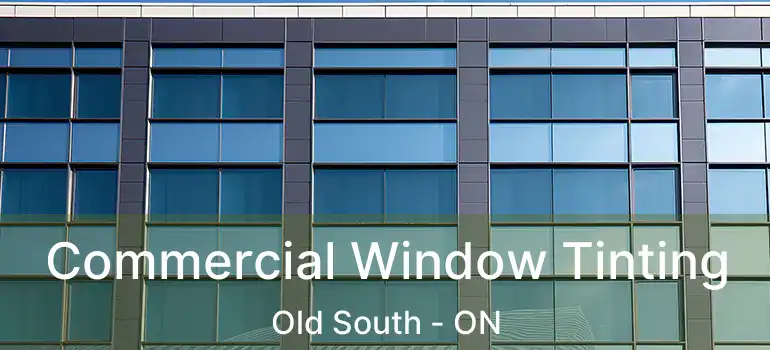  Commercial Window Tinting Old South - ON
