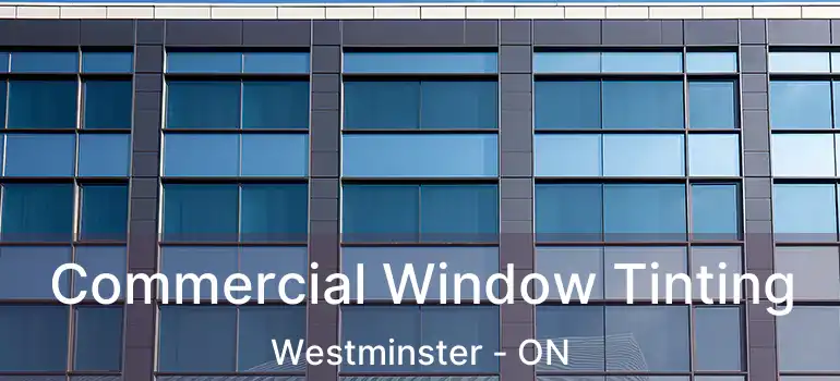  Commercial Window Tinting Westminster - ON