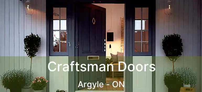  Craftsman Doors Argyle - ON