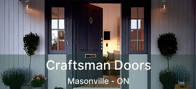  Craftsman Doors Masonville - ON