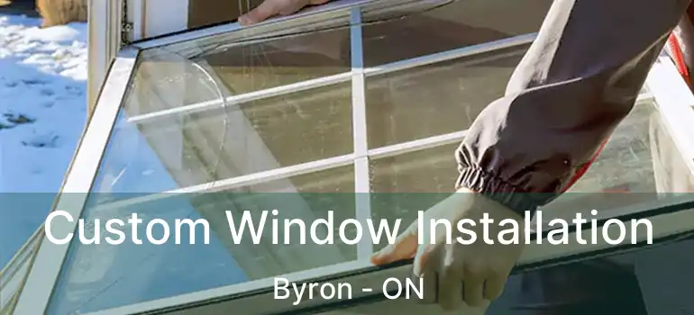  Custom Window Installation Byron - ON