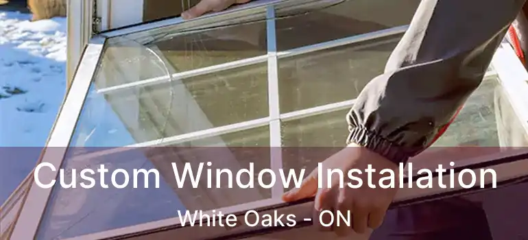  Custom Window Installation White Oaks - ON