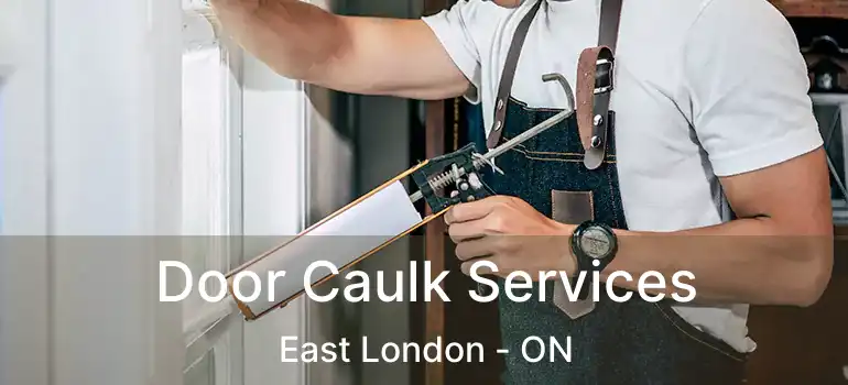  Door Caulk Services East London - ON