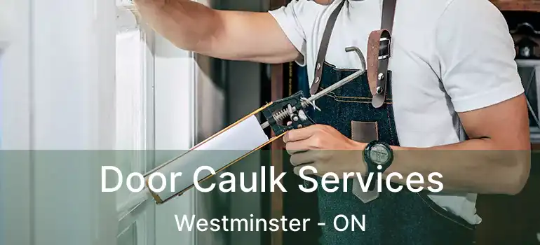  Door Caulk Services Westminster - ON