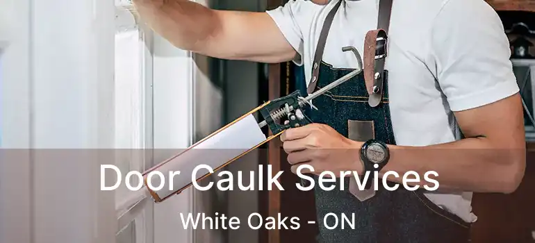  Door Caulk Services White Oaks - ON