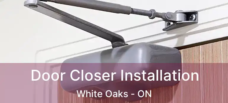  Door Closer Installation White Oaks - ON