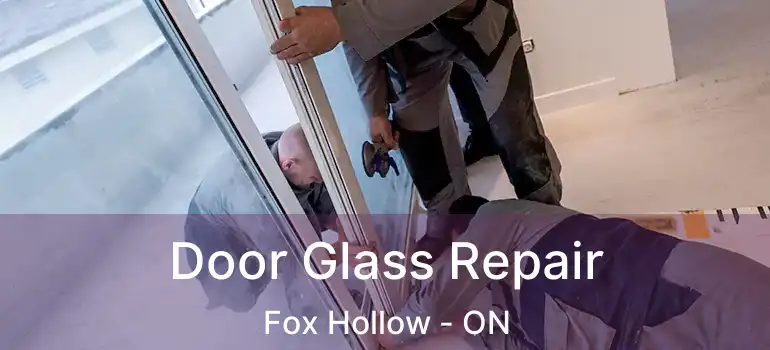  Door Glass Repair Fox Hollow - ON
