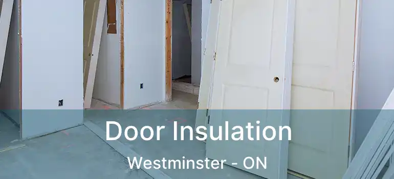  Door Insulation Westminster - ON