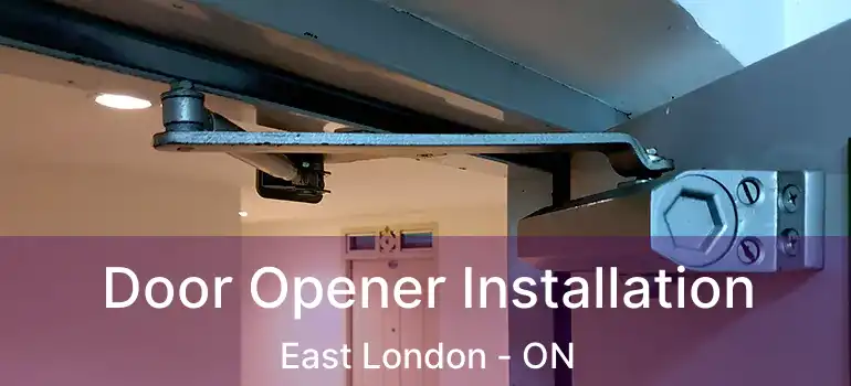  Door Opener Installation East London - ON