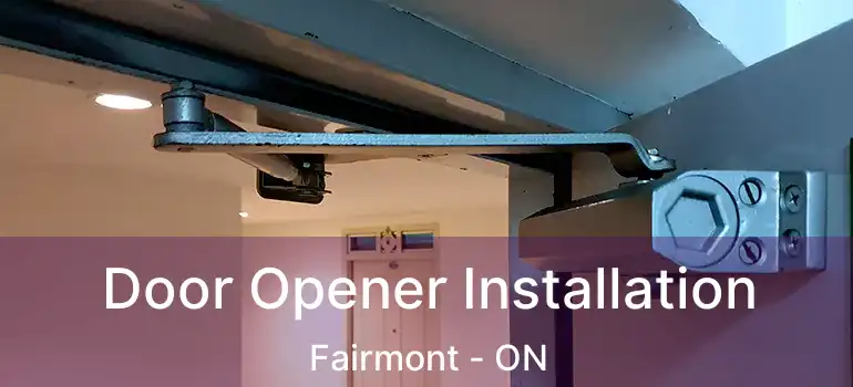  Door Opener Installation Fairmont - ON