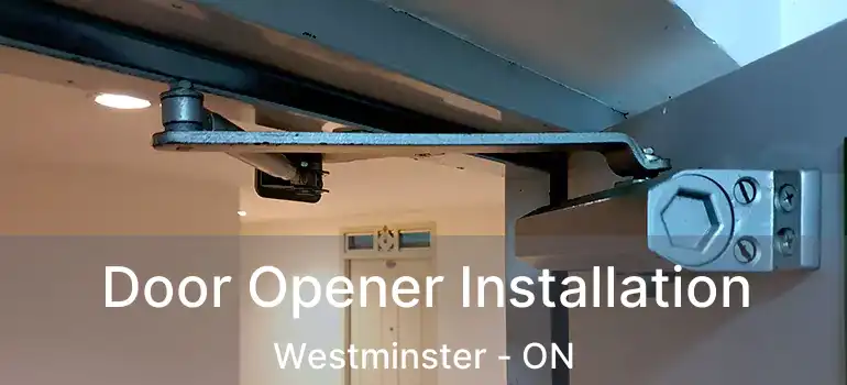  Door Opener Installation Westminster - ON