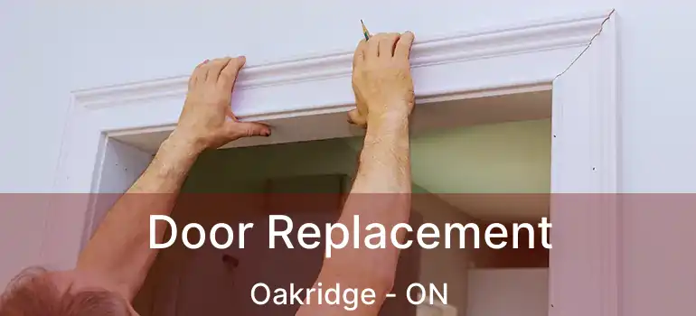  Door Replacement Oakridge - ON