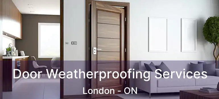  Door Weatherproofing Services London - ON