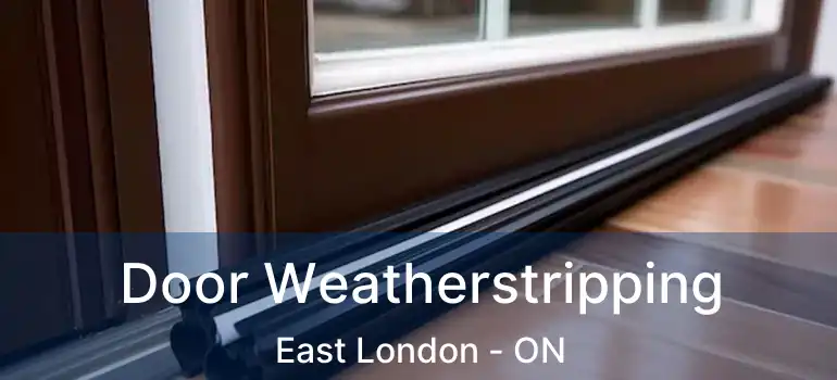  Door Weatherstripping East London - ON