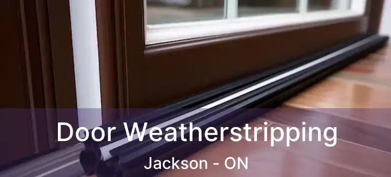  Door Weatherstripping Jackson - ON
