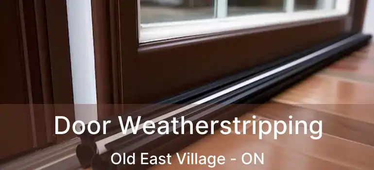  Door Weatherstripping Old East Village - ON