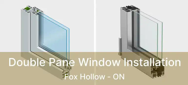  Double Pane Window Installation Fox Hollow - ON