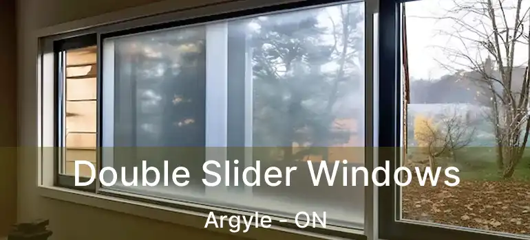  Double Slider Windows Argyle - ON