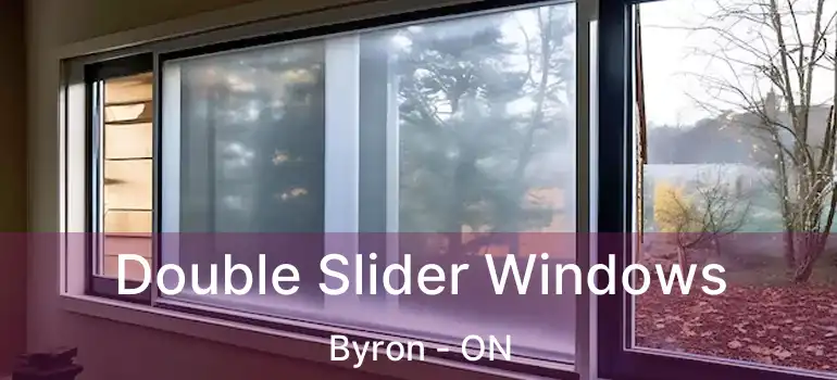  Double Slider Windows Byron - ON
